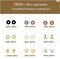 Clay Beads Kit Gold Silver Spacer Polymer Clay Beads for Jewelry Making Adults (Brown) 2820Pcs Clay Beads for Bracelet Making 6mm Neutral Heishi Fall Friendship Bracelets
